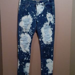 VIP destroyed jeans juniors size 15/16